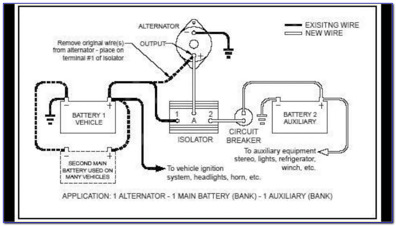 Battery Isolator Circuit Diagram
