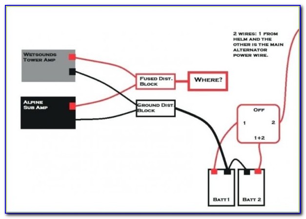 Boat Stereo Amp Wiring Diagram