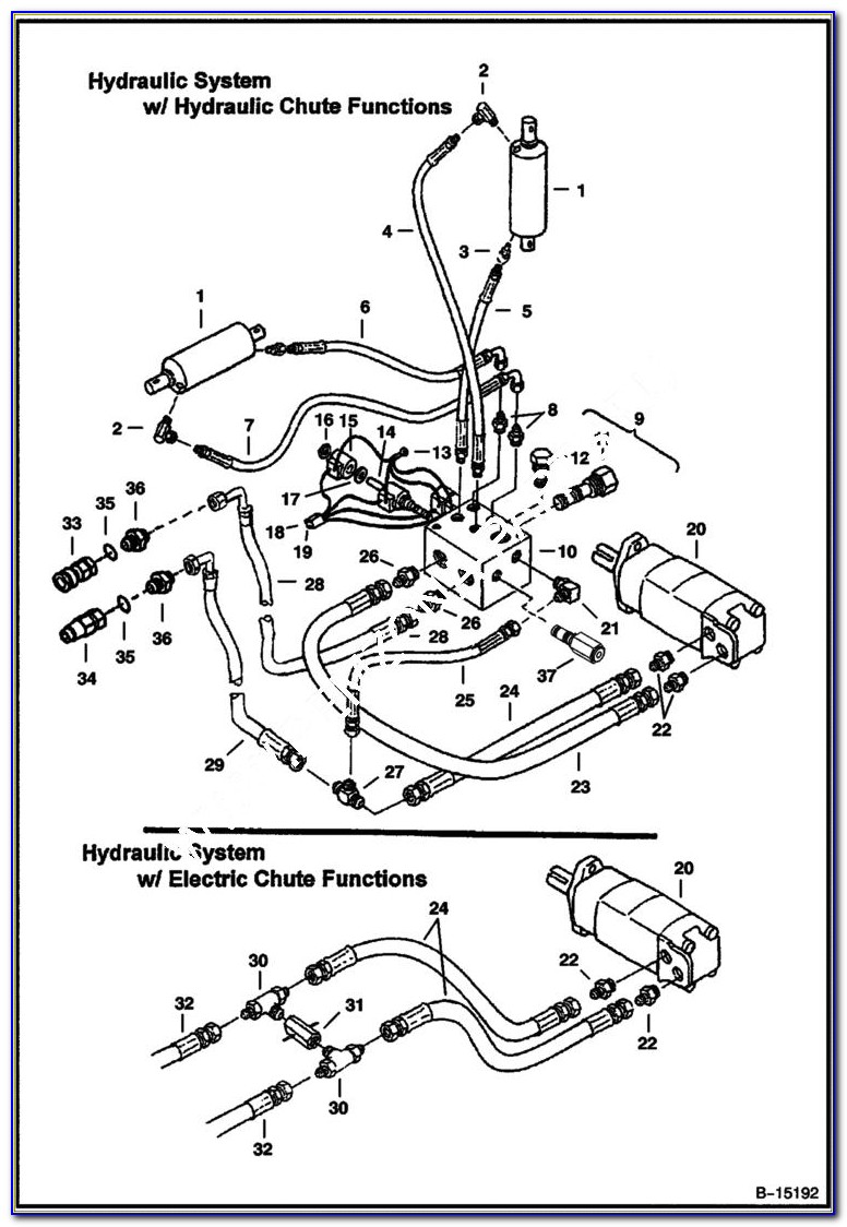 Bobcat 863 Hydraulic Hose Diagram