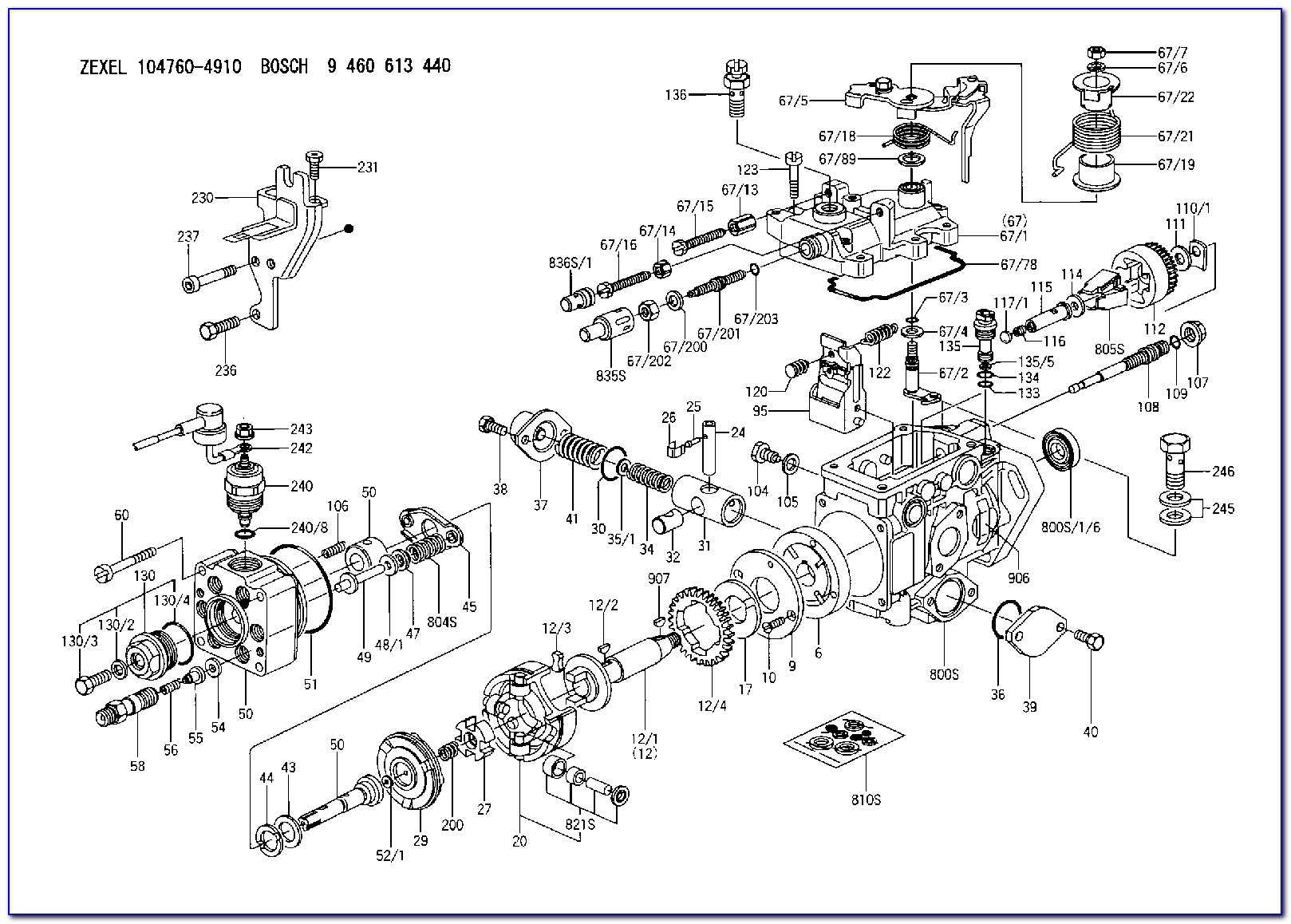 Bosch Injection Pump Parts Diagram