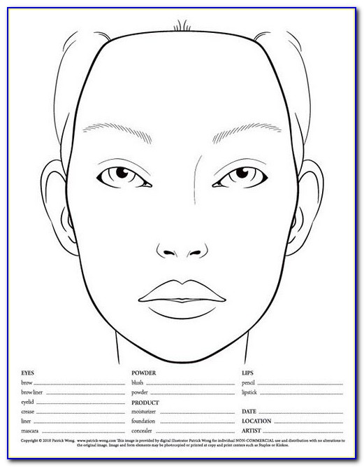 Botox Face Diagram Pdf