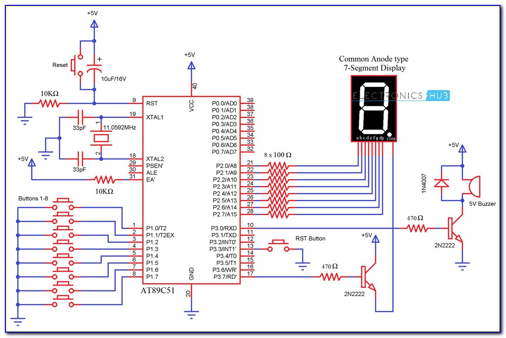Buzzer Circuit Diagram Working
