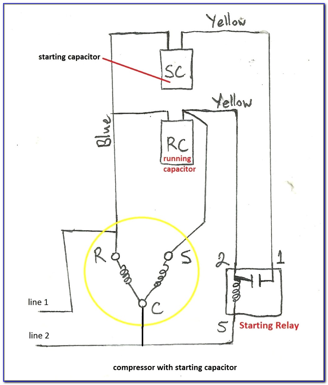 Capacitor Wiring Diagram Hvac