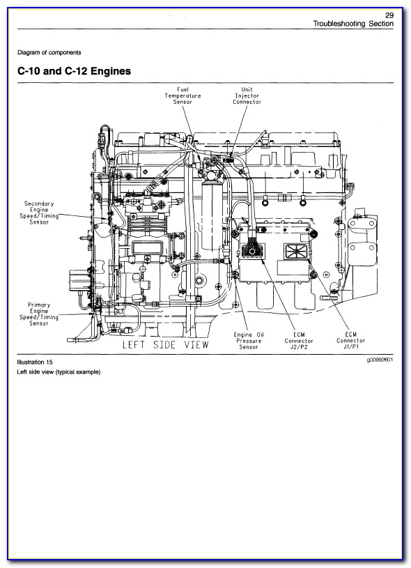 Caterpillar C12 Engine Diagram
