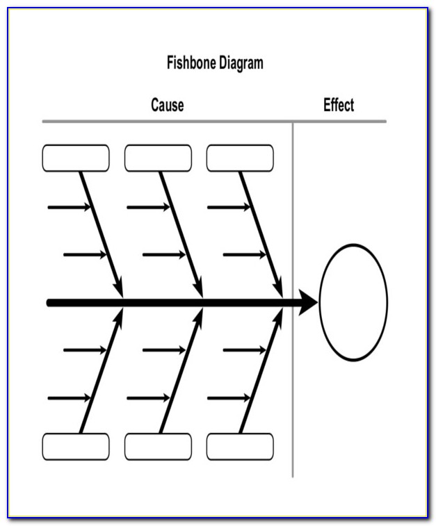Cause And Effect Diagram Template Xls
