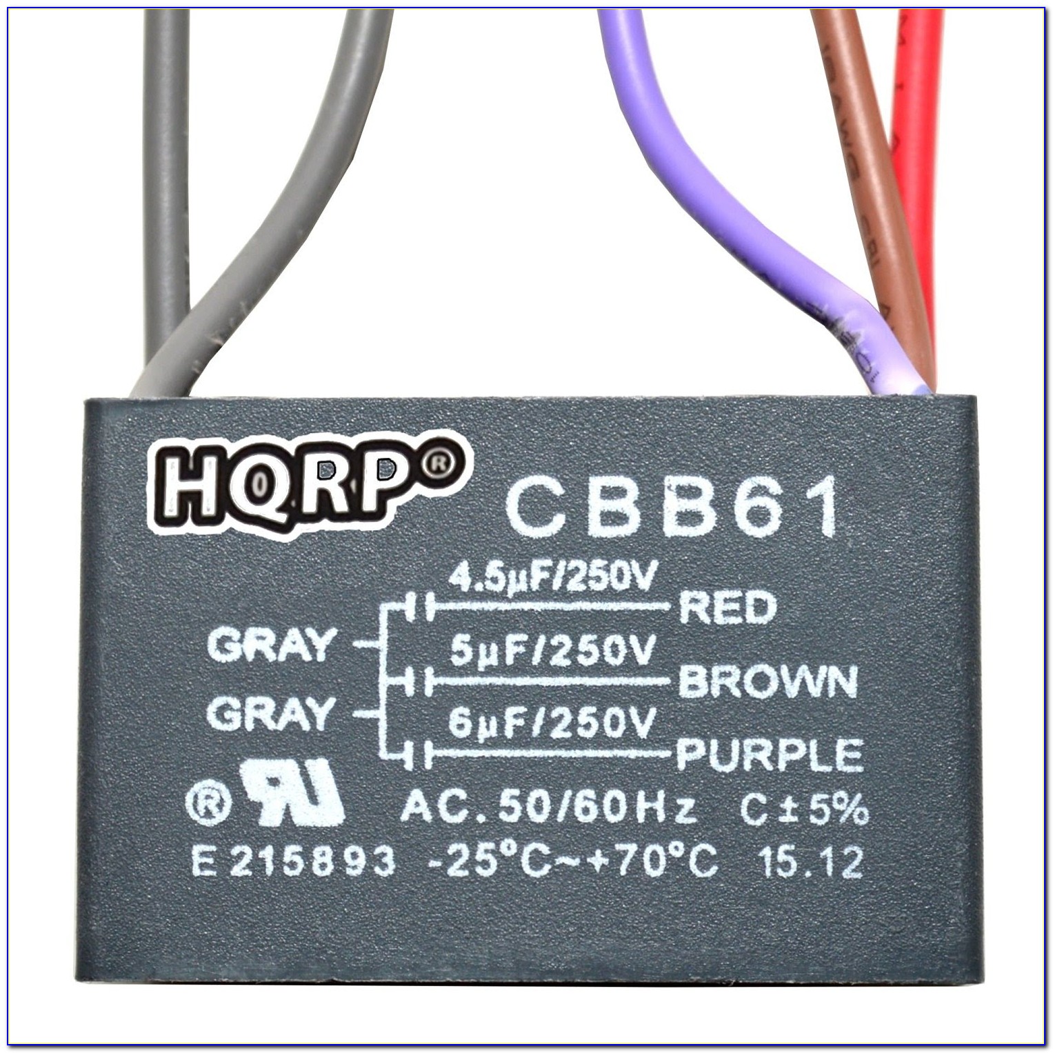 Cbb61 Capacitor 3 Wire Wiring Diagram