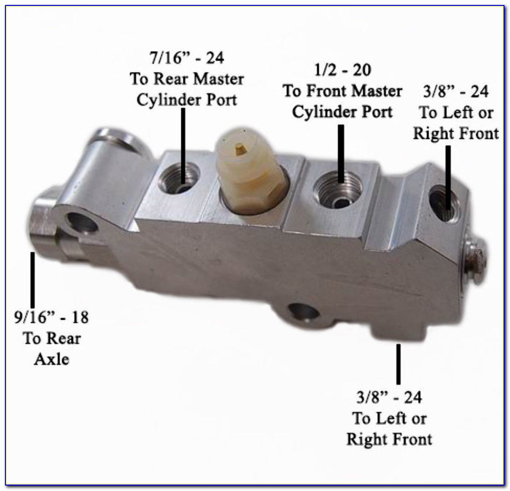 Chevy Proportioning Valve Diagram