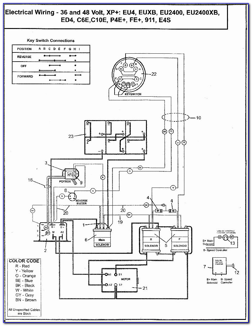 Club Car 48 Volt Battery Charger Wiring Diagram