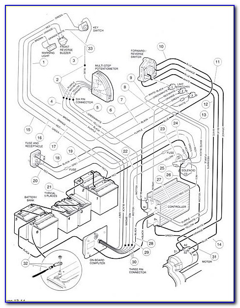 Club Car Battery Wiring Diagram 48 Volt