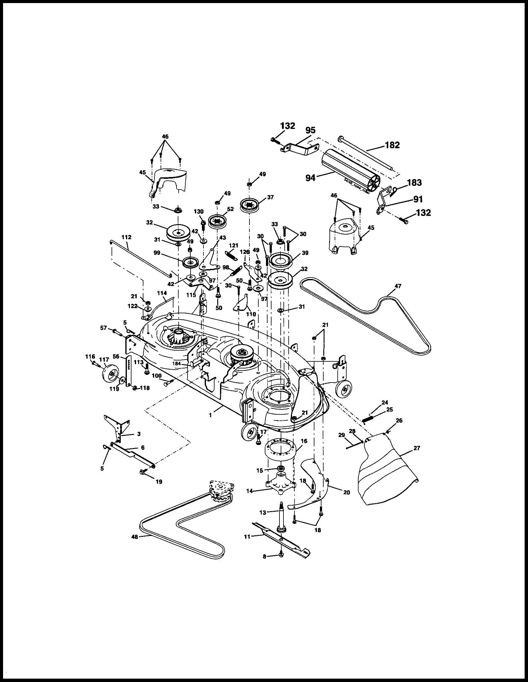 Craftsman Gt5000 Lawn Tractor Belt Diagram