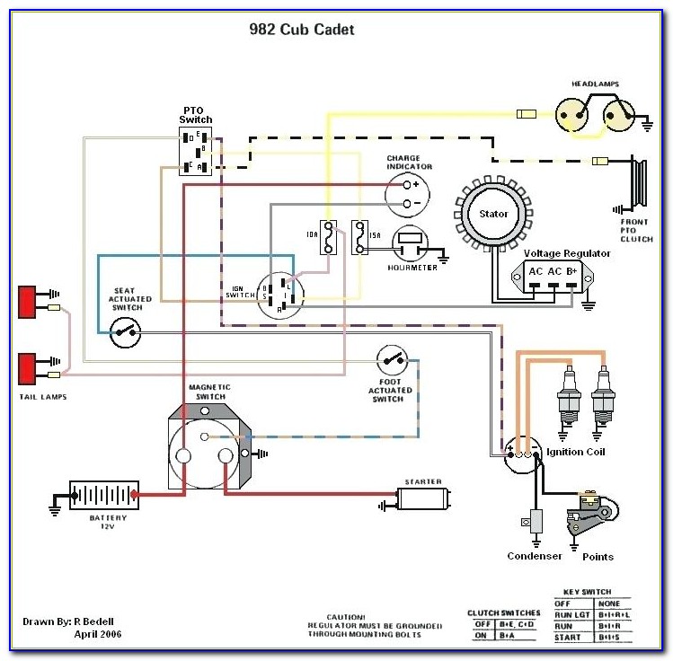 Cub Cadet Lt1045 Transmission Belt Diagram