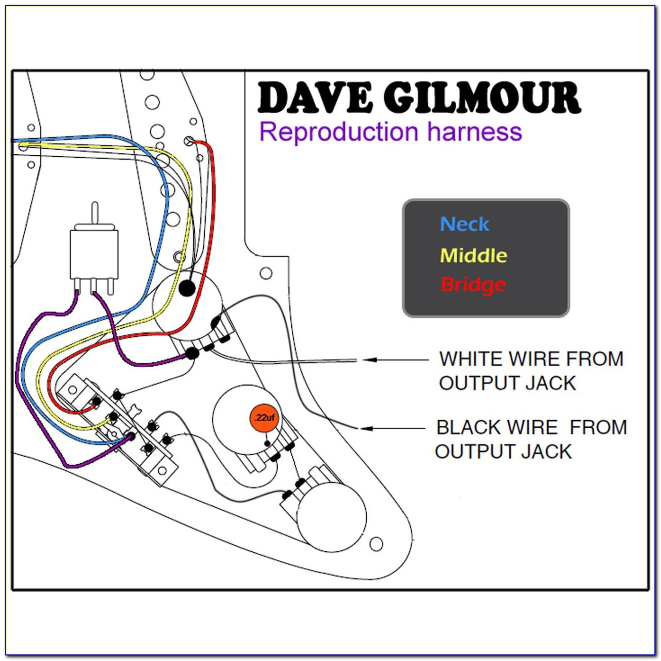 David Gilmour Strat Wiring Diagram