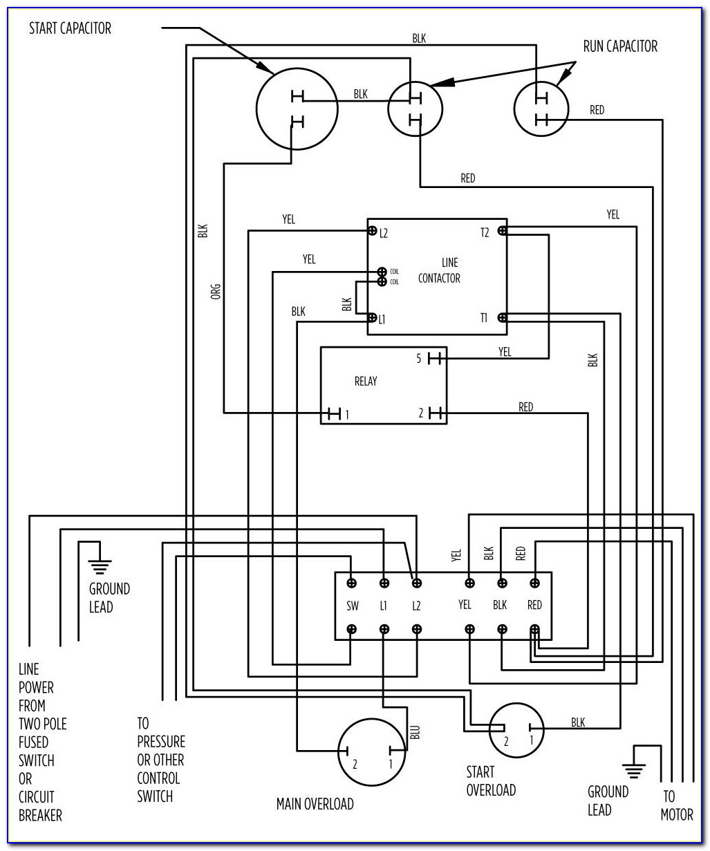 Deep Well Water Pump Wiring Diagram