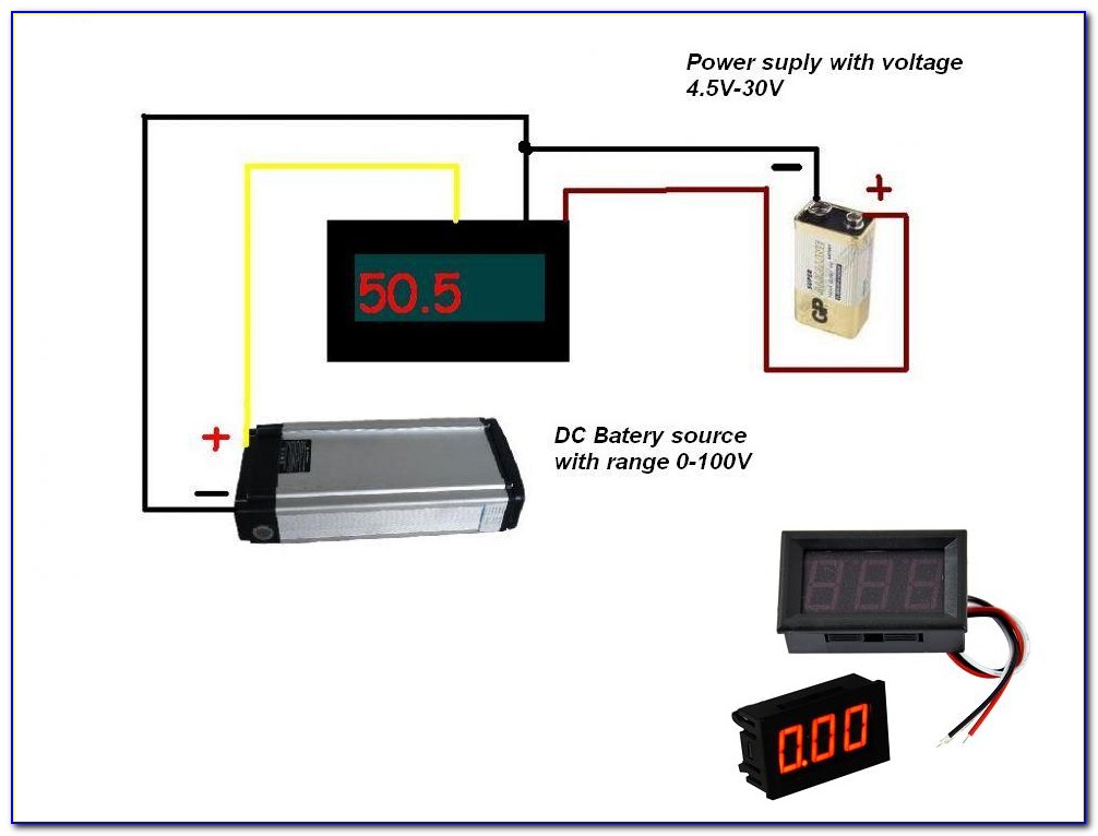 Digital Ac Volt And Amp Meter Circuit Diagram