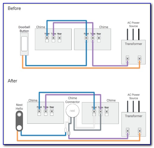 Doorbell Wiring Diagram Two Chimes