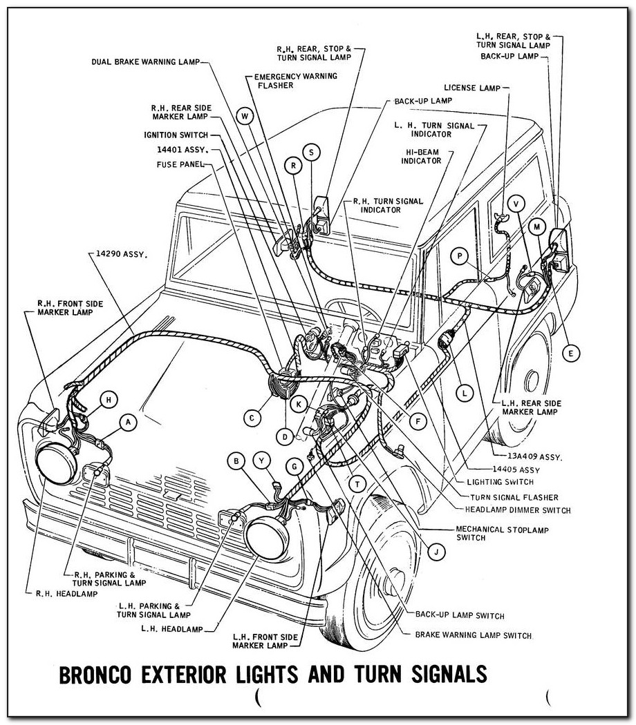 Early Bronco Wiring Diagram