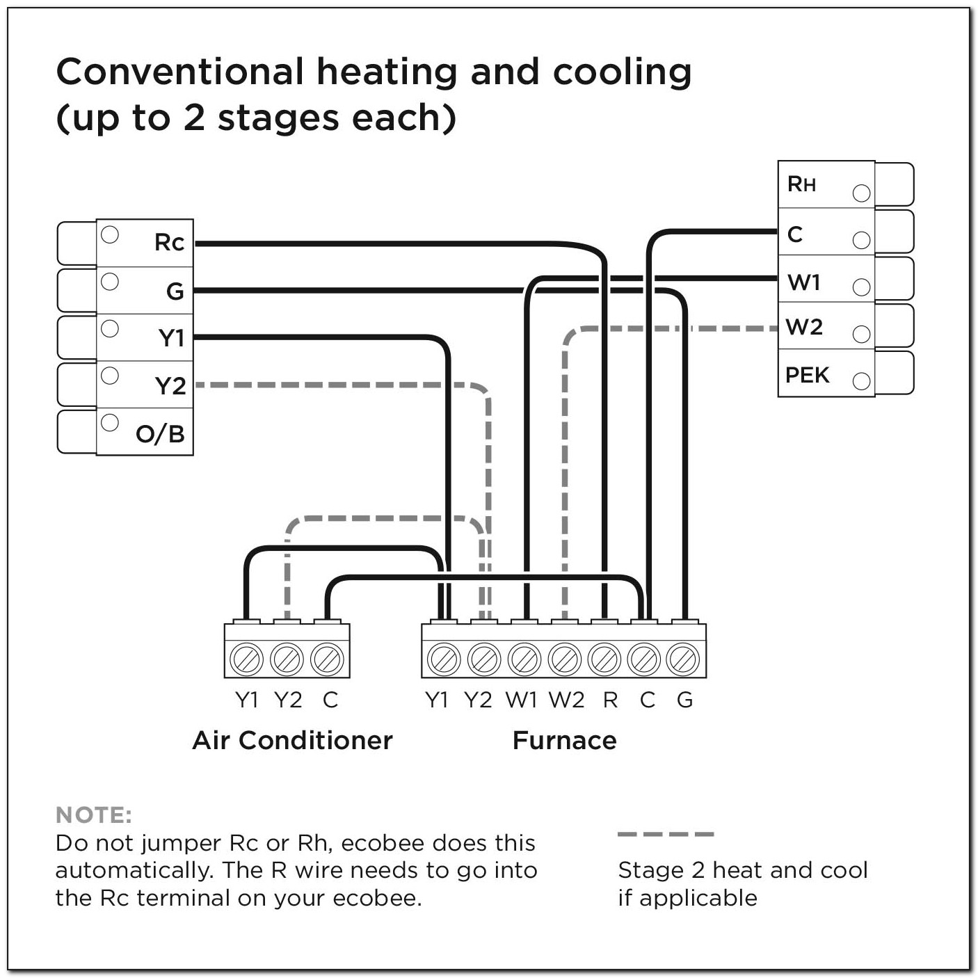 Ecobee3 Lite Wiring Diagram Heat Only