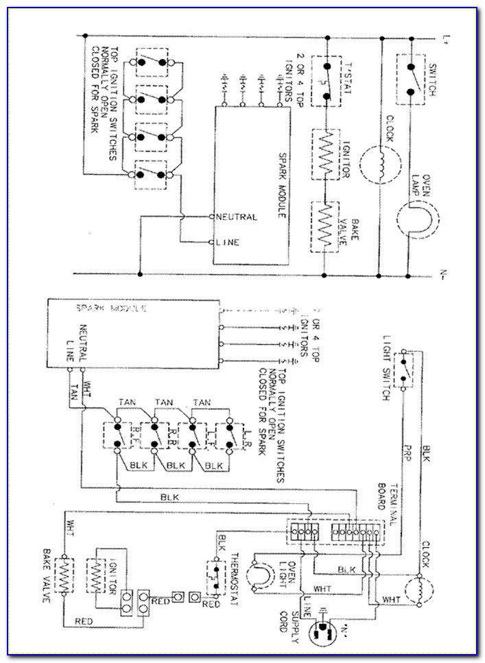 Electric Stove Wiring Diagram Pdf