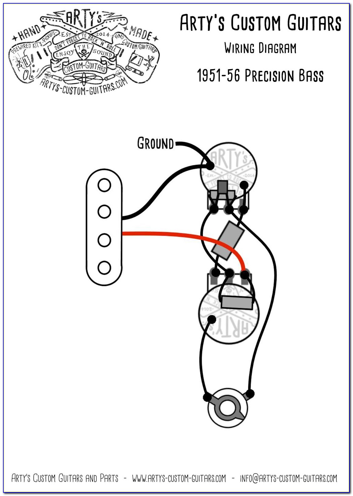 Fender 51 Precision Bass Wiring Diagram