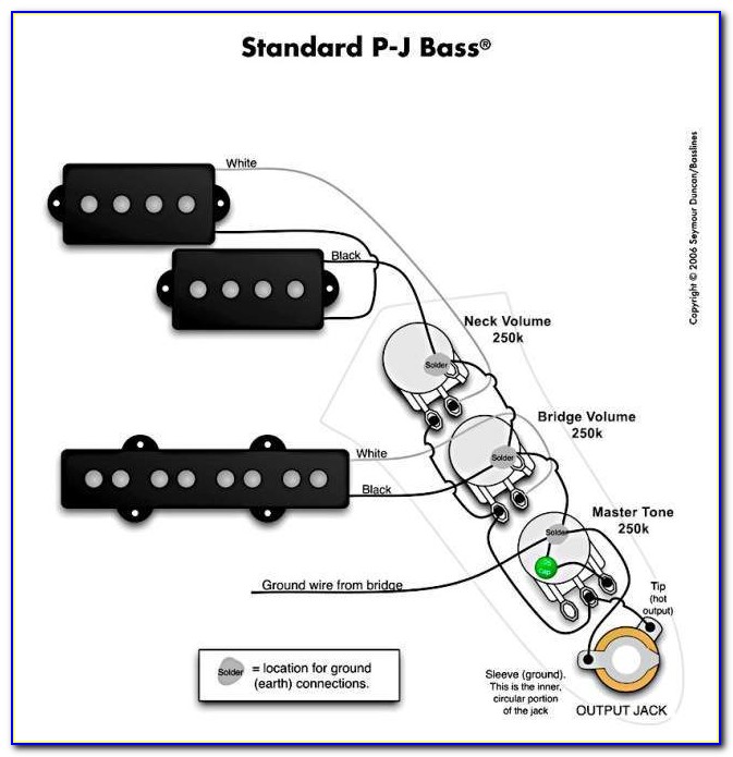 Fender P J Bass Wiring Diagram
