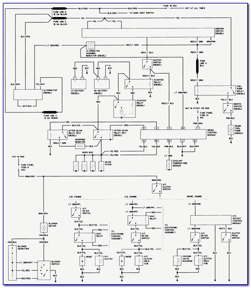 Free Auto Service Repair Manuals And Wiring Diagrams In Pdf