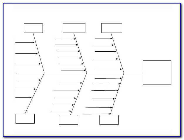 Free Blank Fishbone Diagram Template