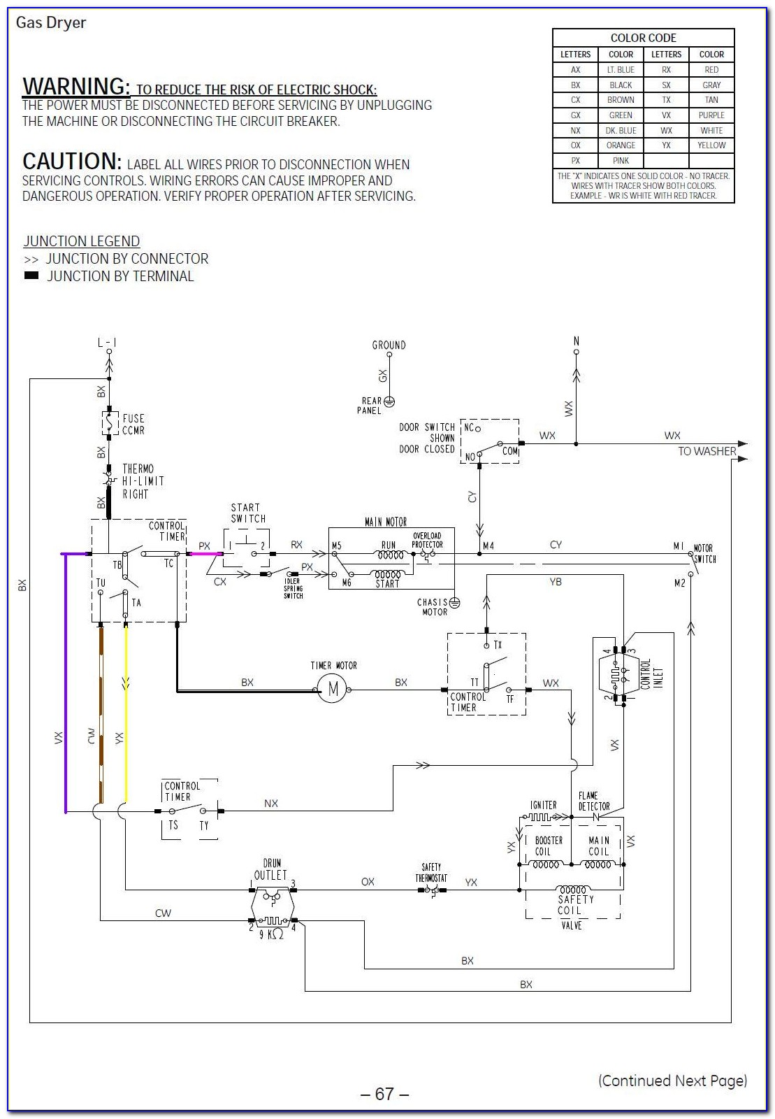 Ge Dryer Timer Wiring Diagram