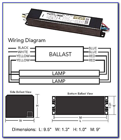 Ge T12 Ballast Wiring Diagram