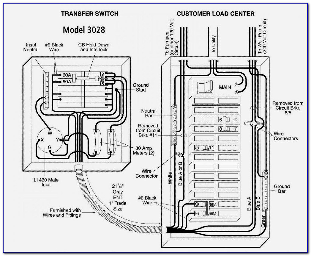 Generac 100 Amp Automatic Transfer Switch Wiring Diagram