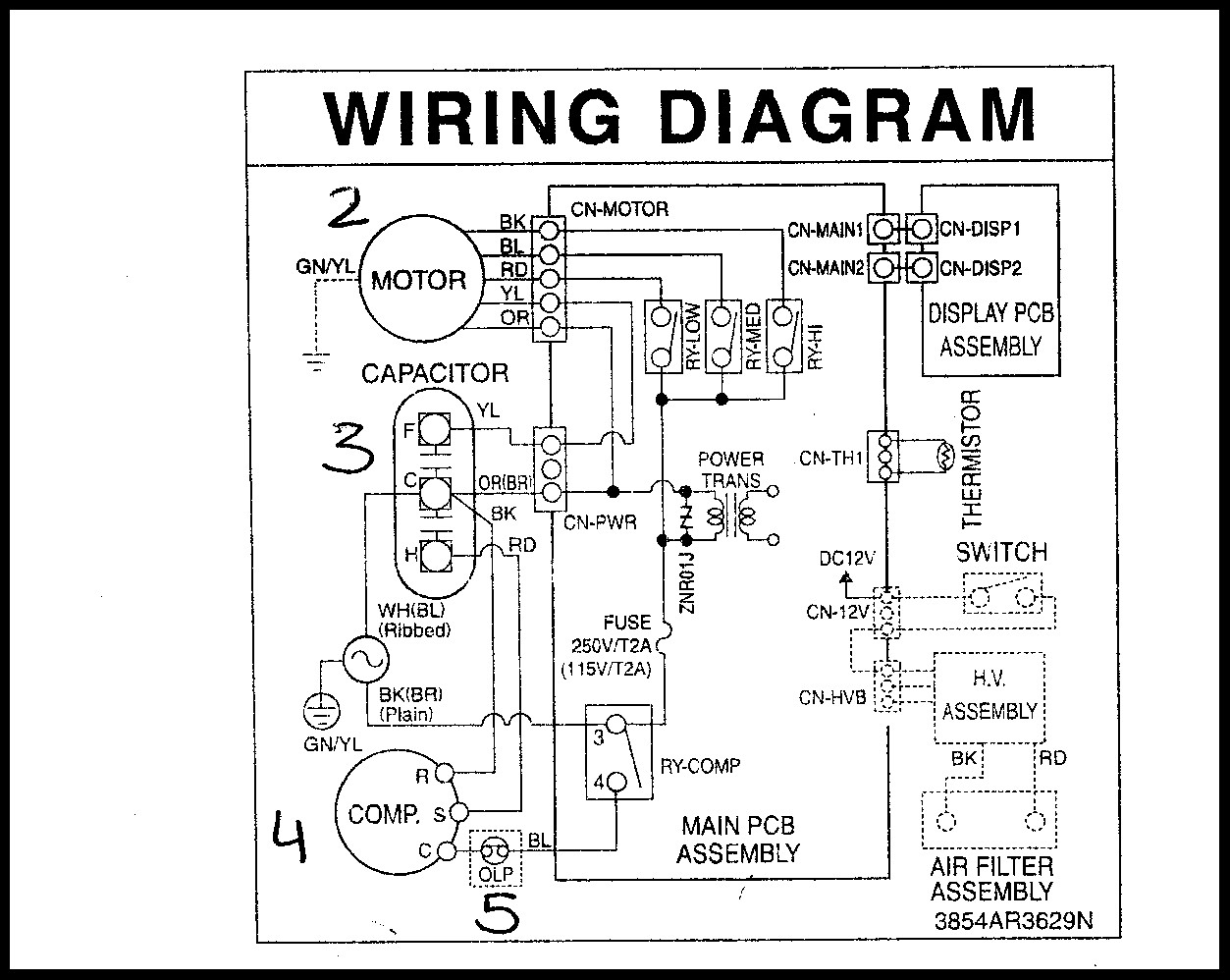 Heil Air Conditioner Capacitor Wiring Diagram