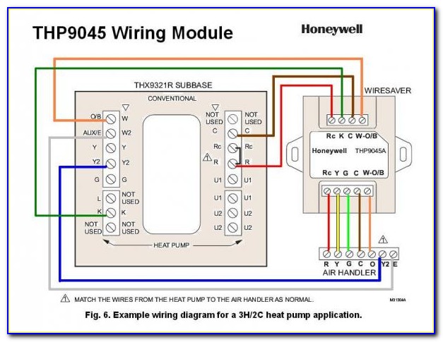 Honeywell Wifi Thermostat Rth9585wf Wiring Diagram