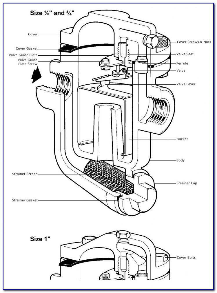 Inverted Bucket Steam Trap Diagram