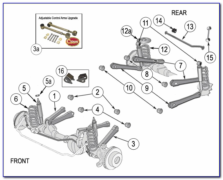 Jeep Suspension Diagram Jk
