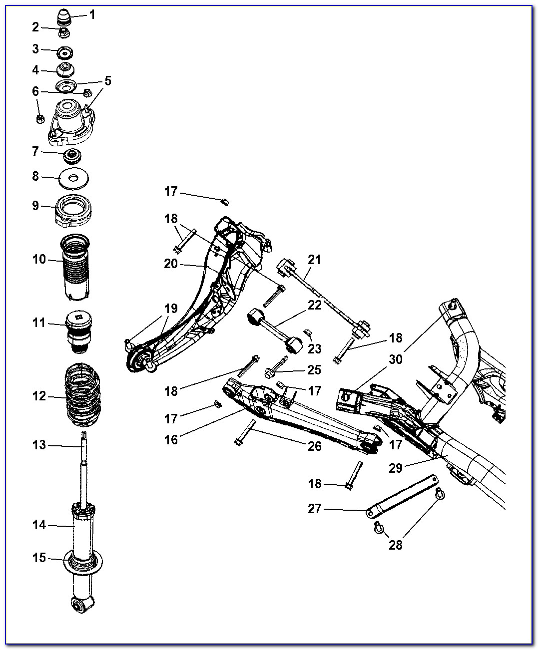Jeep Wrangler Rear Suspension Diagram