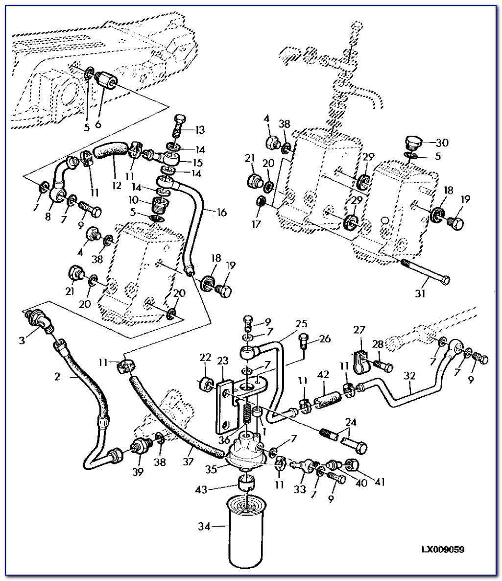 John Deere D130 Mower Deck Belt Diagram
