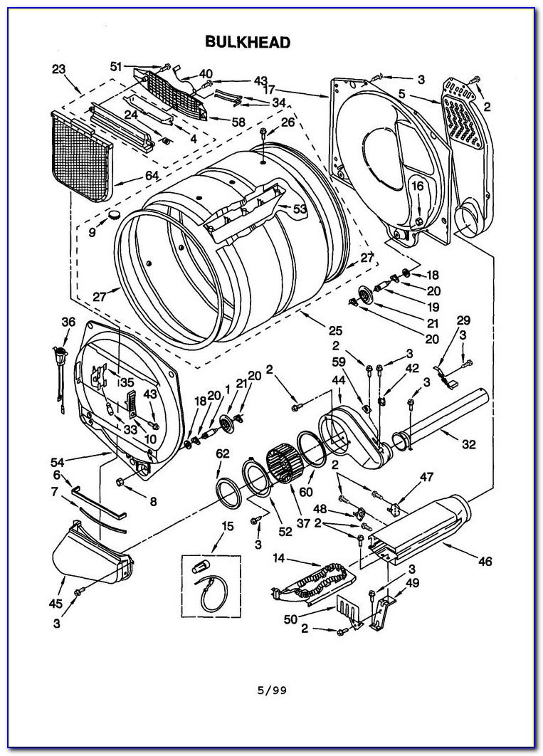 Kenmore Dryer Belt Diagram Model 110