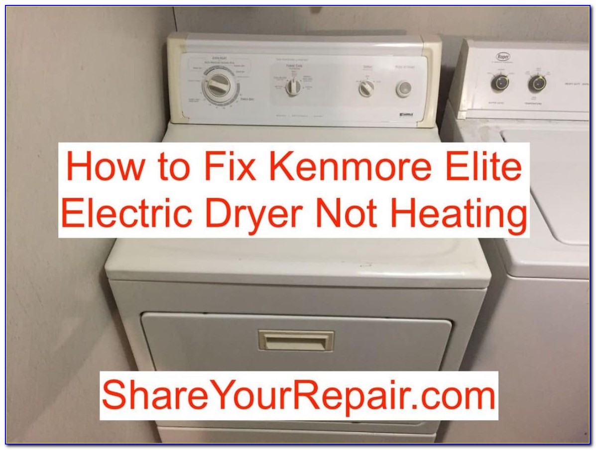 Kenmore Elite Dryer Drive Belt Replacement