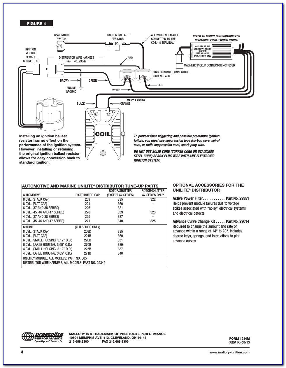Mallory Ignition Coil Wiring Diagram
