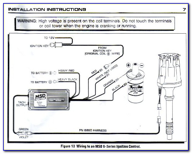 Msd Pro Billet 85551 Distributor Wiring Diagram
