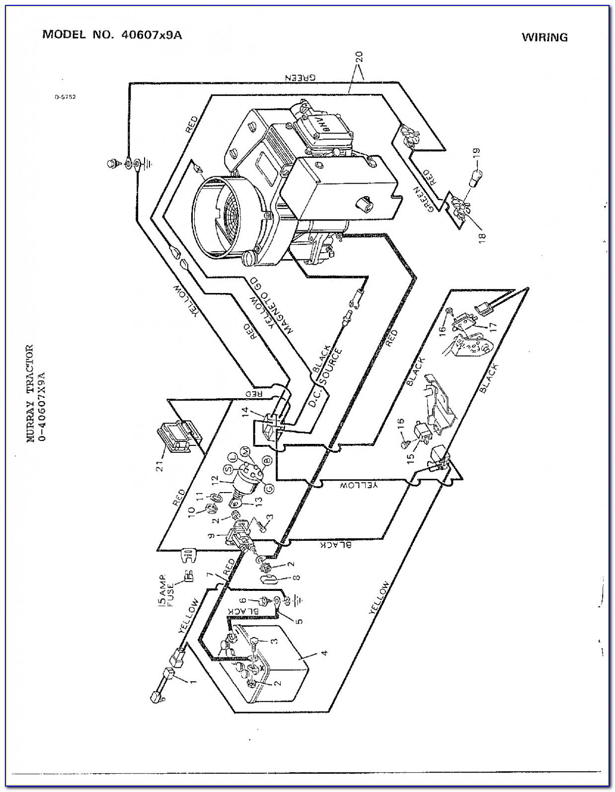 Murray 46 Mower Deck Belt Diagram