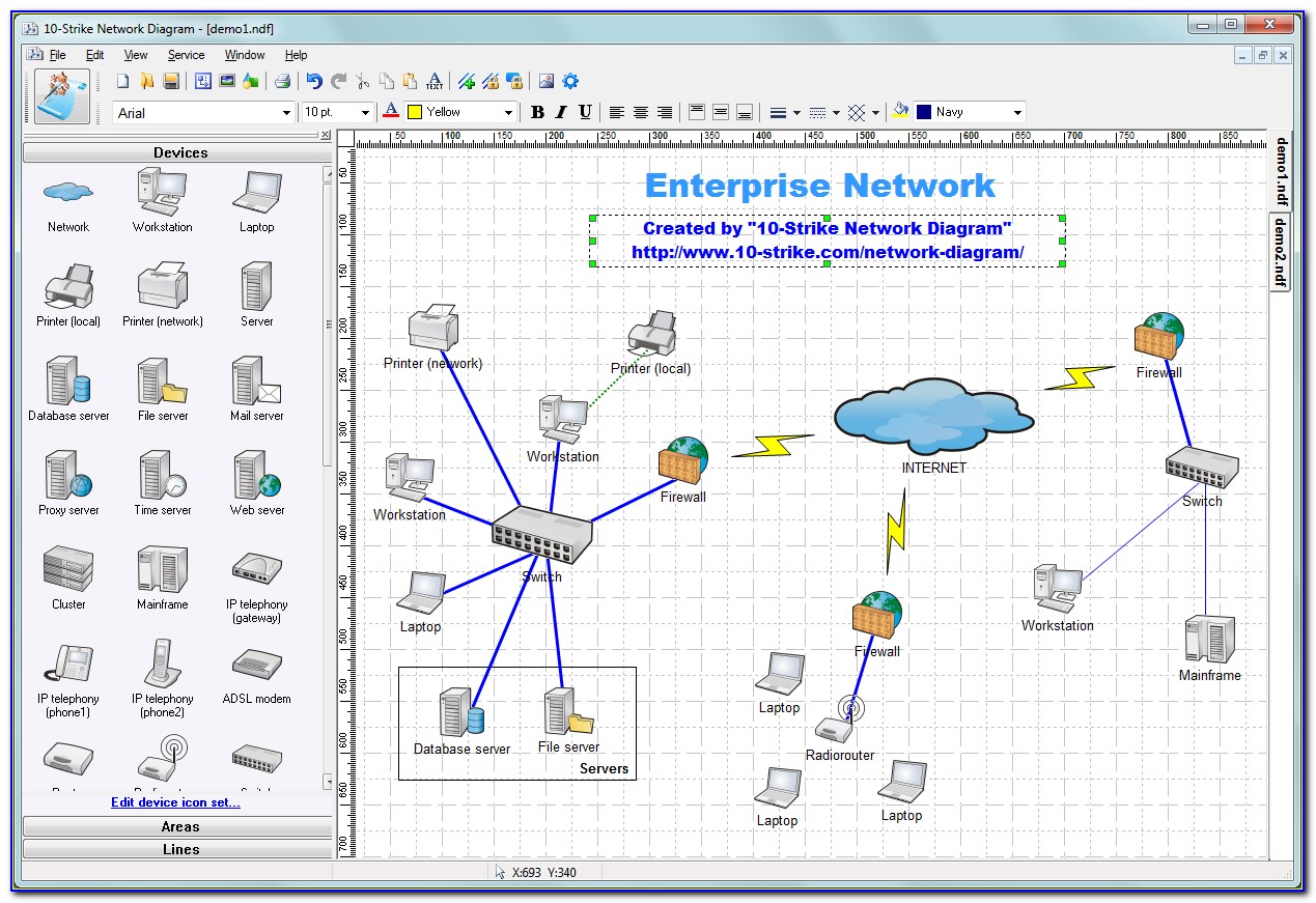Network Topology Diagram Software Free Download