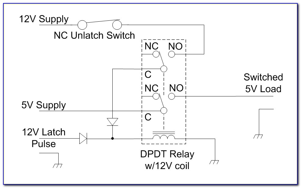 Non Latching Relay Wiring Diagram