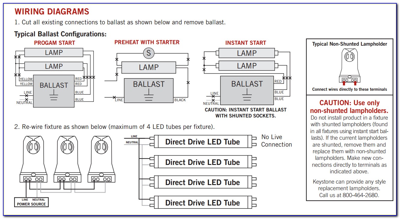 Philips Advance Electronic Ballast Wiring Diagram