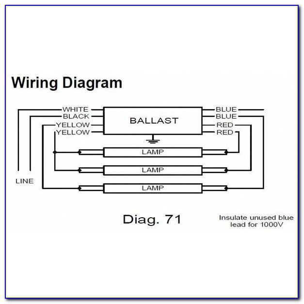 Philips Advance T8 Ballast Wiring Diagram