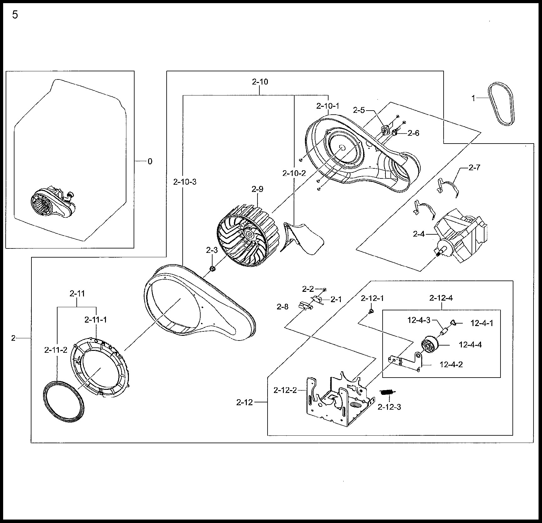 Samsung Dryer Belt Replacement Diagram