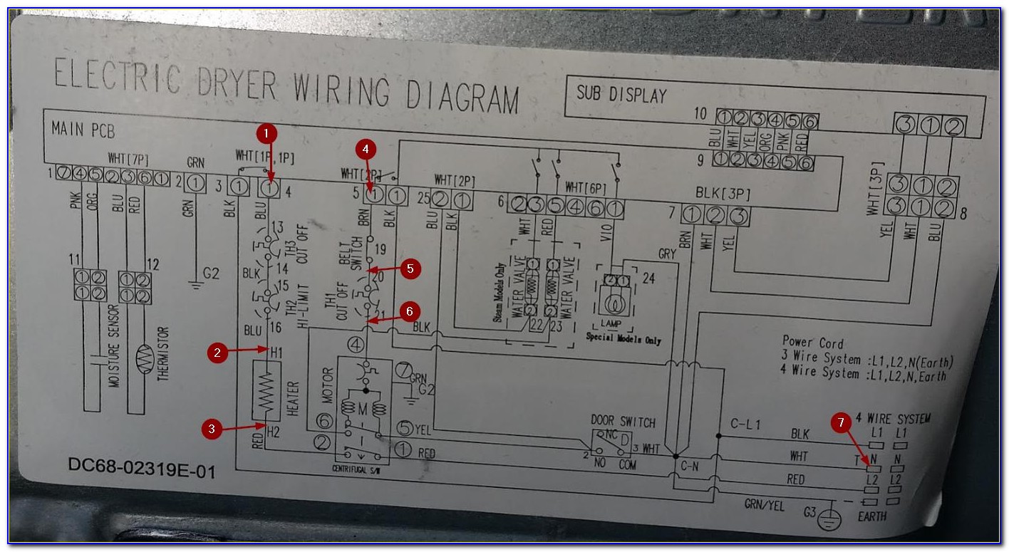 Samsung Gas Dryer Wiring Diagram