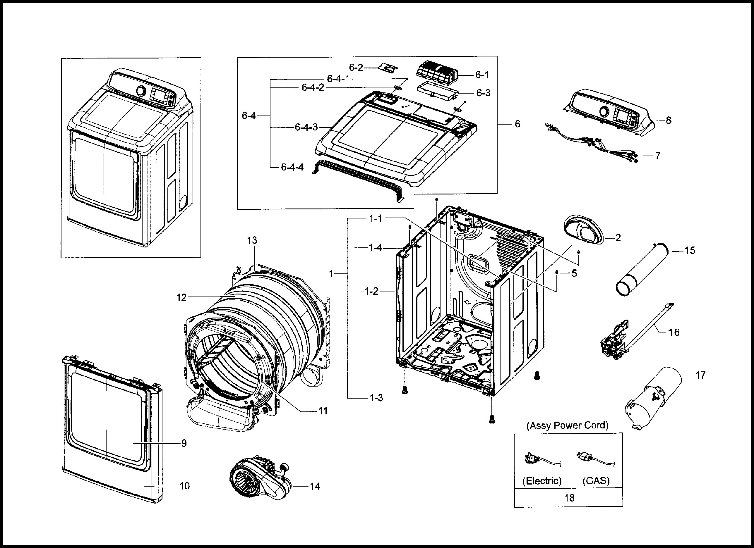 Samsung Steam Dryer Wiring Diagram
