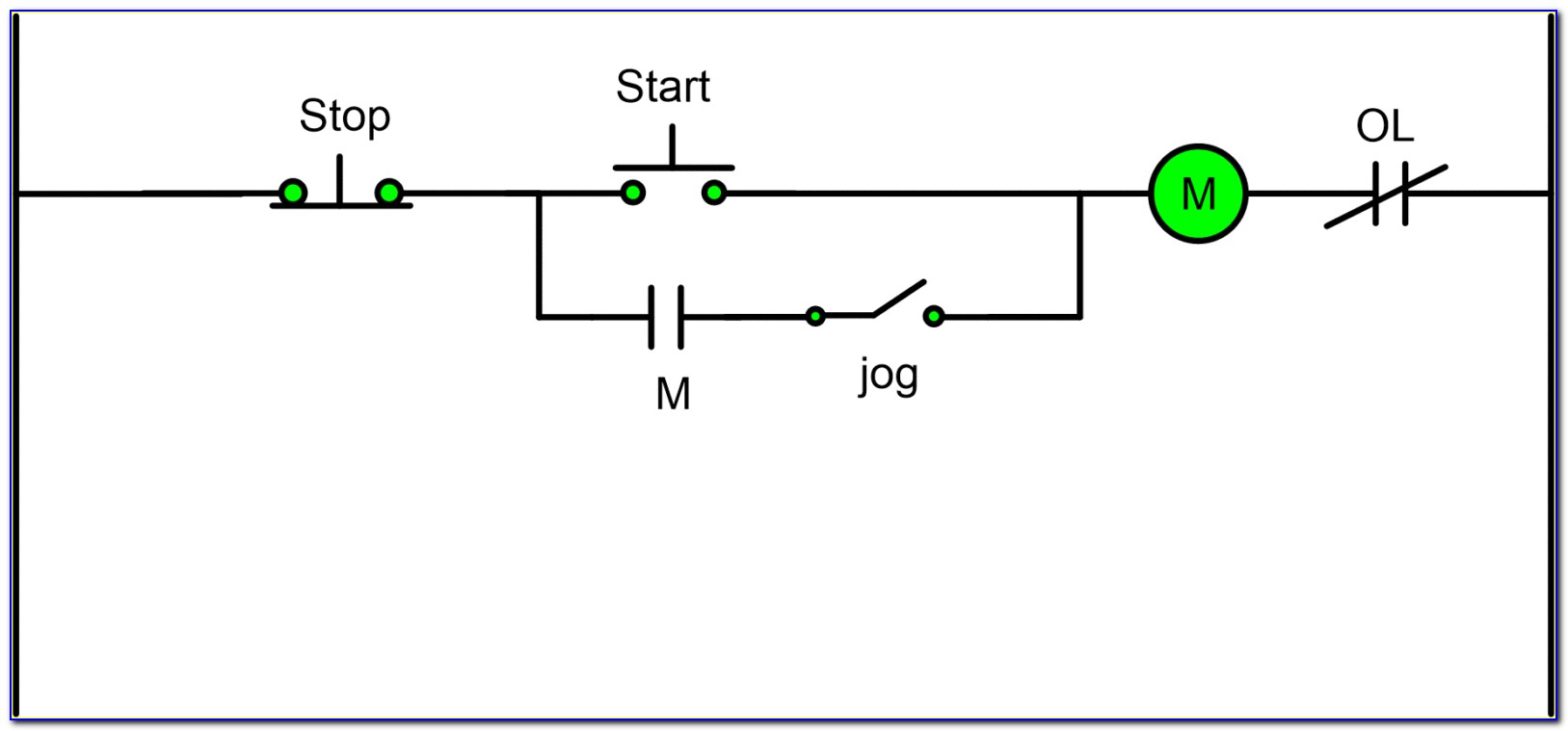 Start Stop Wiring Diagram Motor