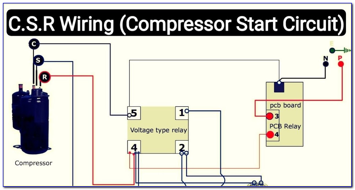 Starting Capacitor Wiring Diagram