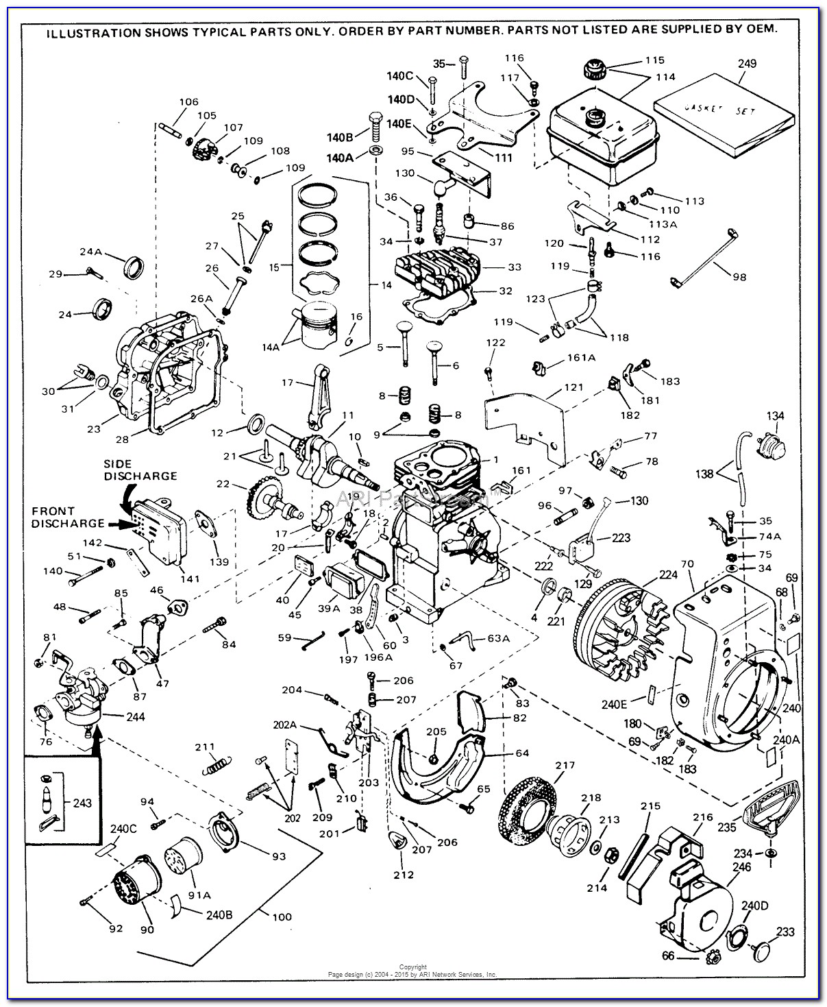 Tecumseh Lev120 Engine Diagram